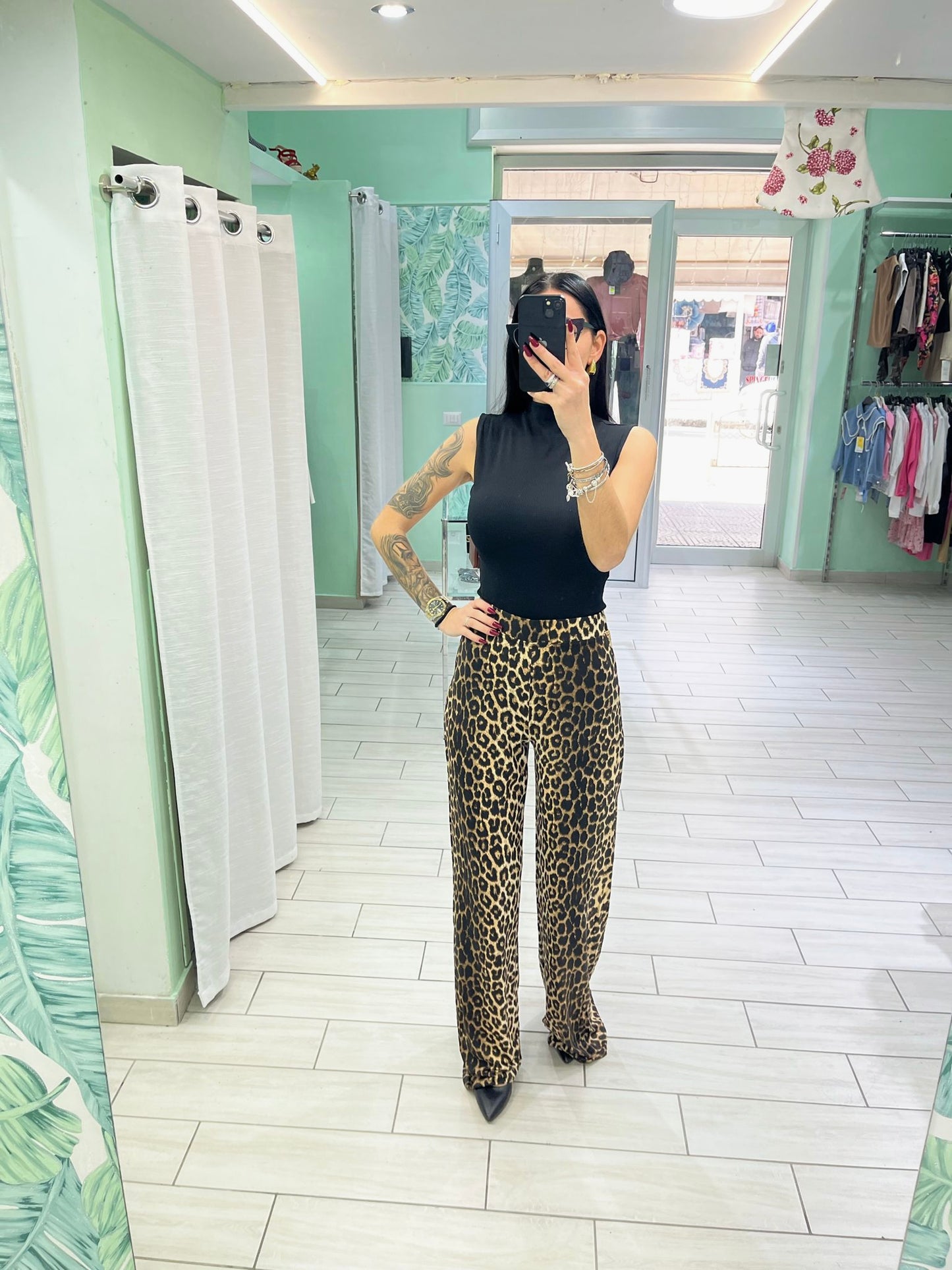 Pantalone Leopardato