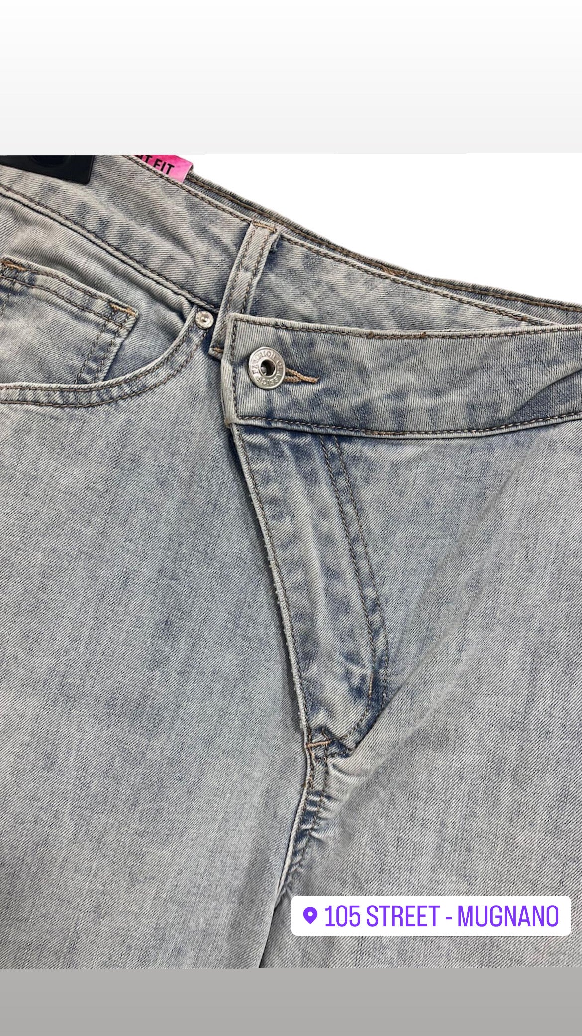 Jeans chiusura laterale